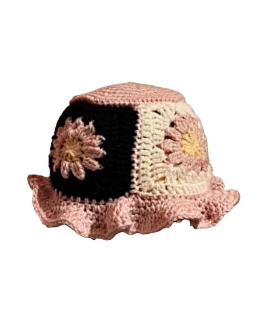 Flower bucket hat