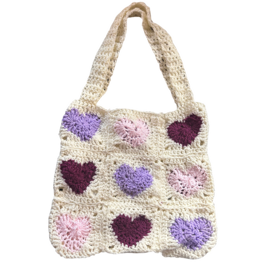 Heart tote bag